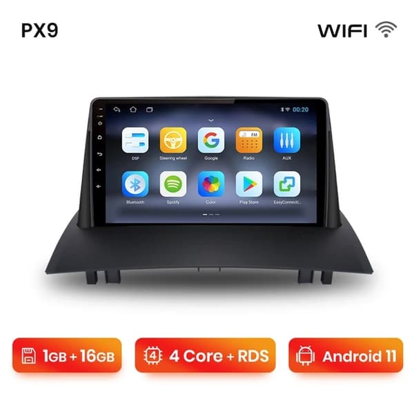 Autosoitin Multimedia Navigointi, Android, Carplay, WIFI 2GB-32GB A-2