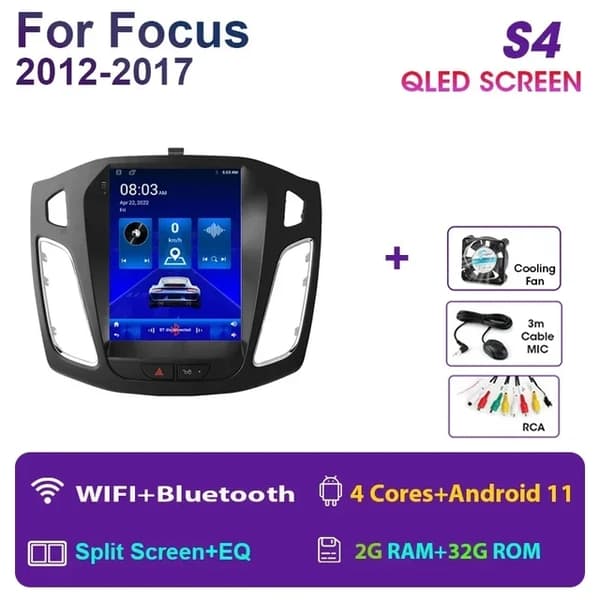 Android Bil Stereo, Multimedie Video Afspiller, GPS Navigation, S10-A-MIC