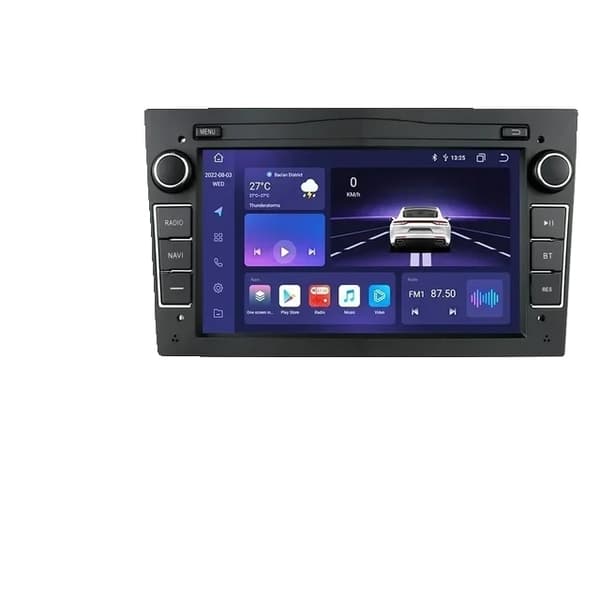 Carplay Android 12 -autoradio, GPS-navigointi, Bluetooth-yhteys, HC2-CP Silver