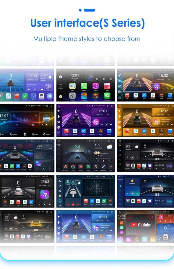 Bil Multimedia Spelare, Navigations GPS, Android 12, S3