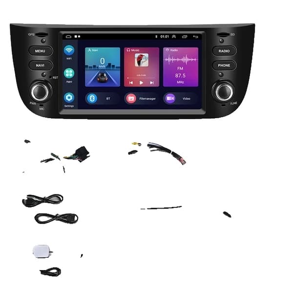 Auton DVD-soitin, Android 11, Carplay-yhteensopivuus, WIFI-yhteys, n kanssa with OBD