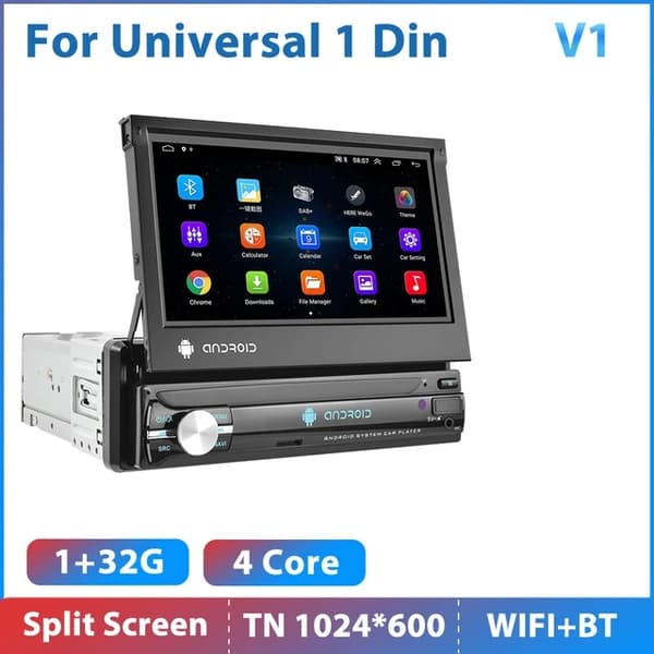 Auton GPS-navigointisoitin, Android 11, WiFi Bluetooth, 2 32G CAM DVR