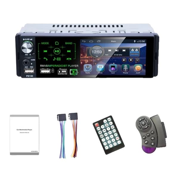 Autoradio, 41 tuuman kosketusnäyttö, Bluetooth-tuki, Radio ilman mikrofonia Radio no Micphone