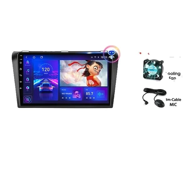 Carplay til Mazda 3, Android 12 kompatibilitet, BOSE multimedieafspiller, T3L-MIC-Fan-Kamera