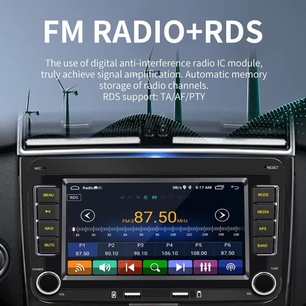 Auton stereo, Android 101, monimediasoitin, 2-32G Carplay
