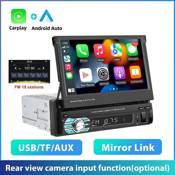 Autostereo, Android Carplay, Bluetooth-yhteys, Carplay-radion kanssa