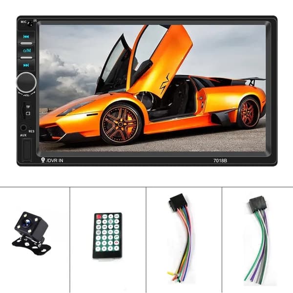Bilradio, 7 tommer LCD touchskærm, Bluetooth-forbindelse, Bilradio kun