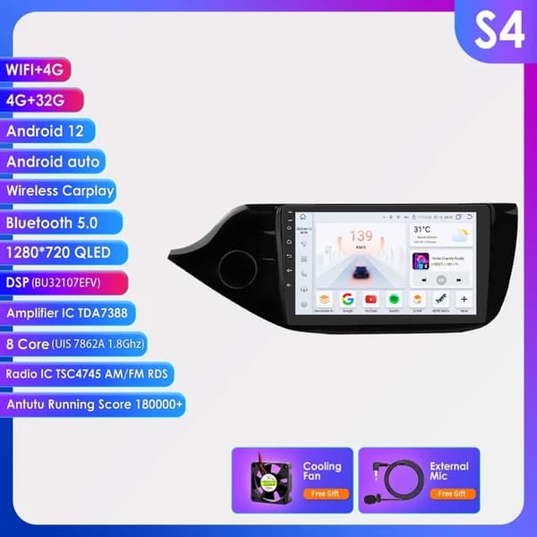 Android-autostereo, Carplay, GPS, S7