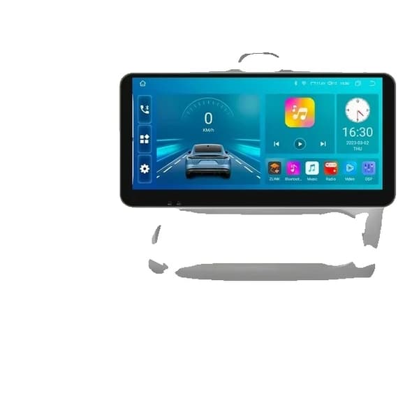 Ford Focus Mk2 Carplay -näyttö, Android 12, GPS-navigointi, Hopea S5