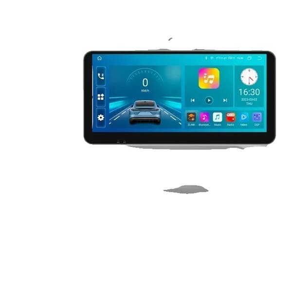 Ford Focus Mk2 Carplay -näyttö, Android 12, GPS-navigointi, Hopea S5