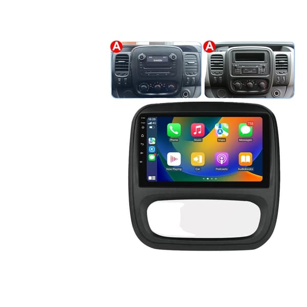 Bilradio, Android 12, Auto Navigation GPS, P1 (1G 32G) Typ B