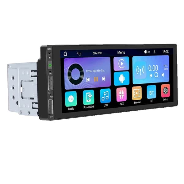 Auton mp5-soitin, HD-kosketusnäyttömonitori, Bluetooth FM-radiovastaanotin, 6,86 tuuman MP5
