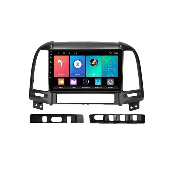 Hyundai Santa Fe 2 Android Bilradio, GPS Navigation, Multimedie Videoafspiller, T3L Max-MIC-3-FS