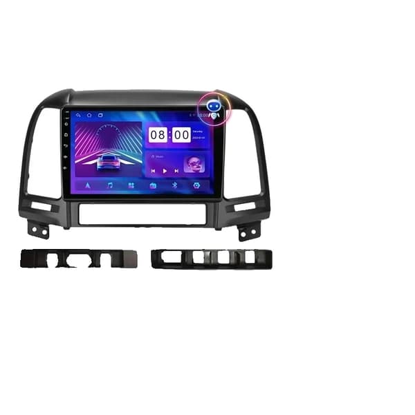 Hyundai Santa Fe 2 Android Bilradio, GPS Navigation, Multimedie Videoafspiller, T3L Max-MIC-3-FS