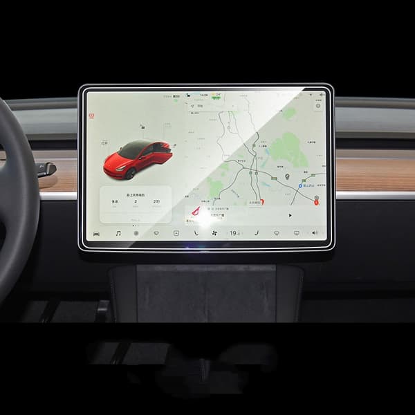 INF Skjermbeskytter i herdet glass for Tesla Model 3/Y med trehus
