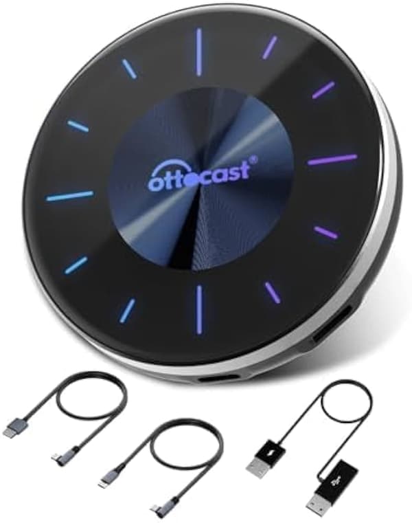 Ottocast P3 AI Box Trådlös CarPlay & Android Auto HDMI Dongle SIM 4G