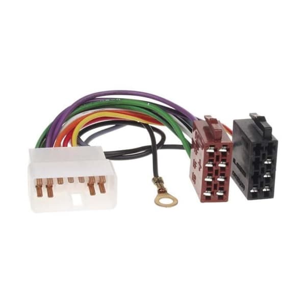 Radiokabel - ACV - Subaru Justy - ISO-standard - Svart färg - Enkel installation