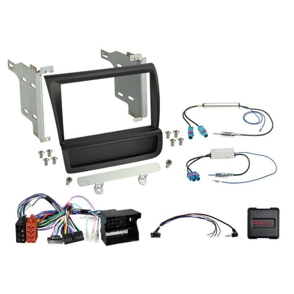 Kit 2-DIN - Audi - R8 (42) - 2007-2015 - Svart - Installationsenhet