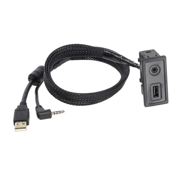 USB/AUX-adapter - Mercedes - Vito - VW - Universell - Svart - 60 cm