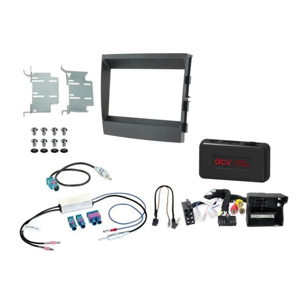 Kit 2-DIN Porsche Panamera 2009-2016 SWC/Amp MOST svart