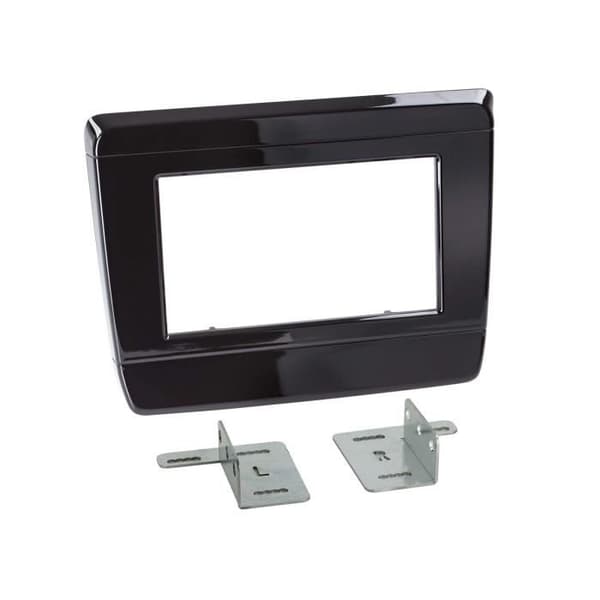 Framsida till bilradio 2-DIN Isuzu D-Max(BTF) 11/2020-2024 svart piano