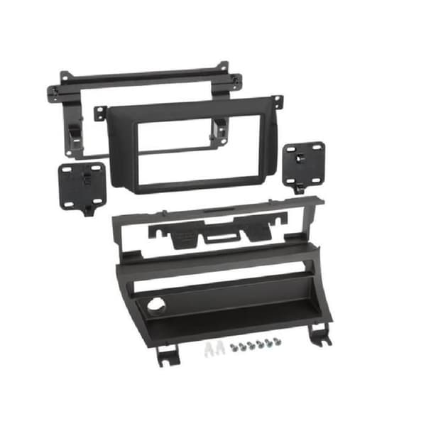 Kit stöd för bilstereo - ADNAUTO - BMW Serie 3 E46 - 1 knapp - Matt svart - Bil