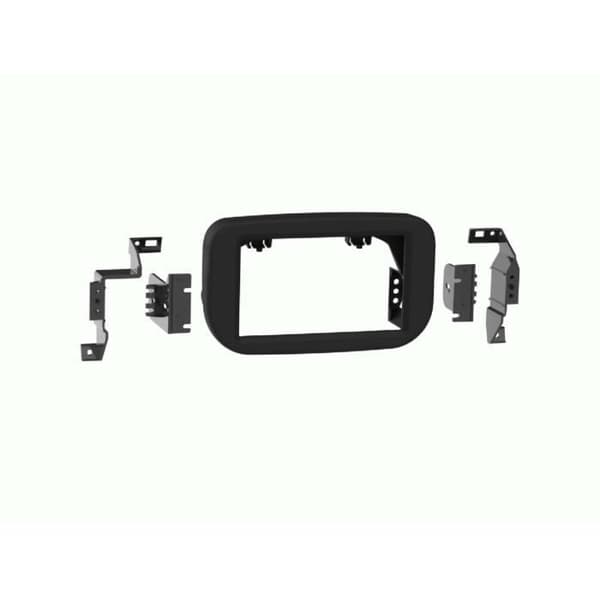 2-DIN bilstereofront - Ford - Transit 2019-2024 - Matt svart - Radioinstallation - Lätt lastfordon