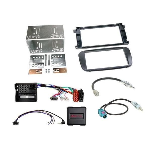 Kit 2-DIN Ford olika fordon svart SWC/CAN Bus/antenn