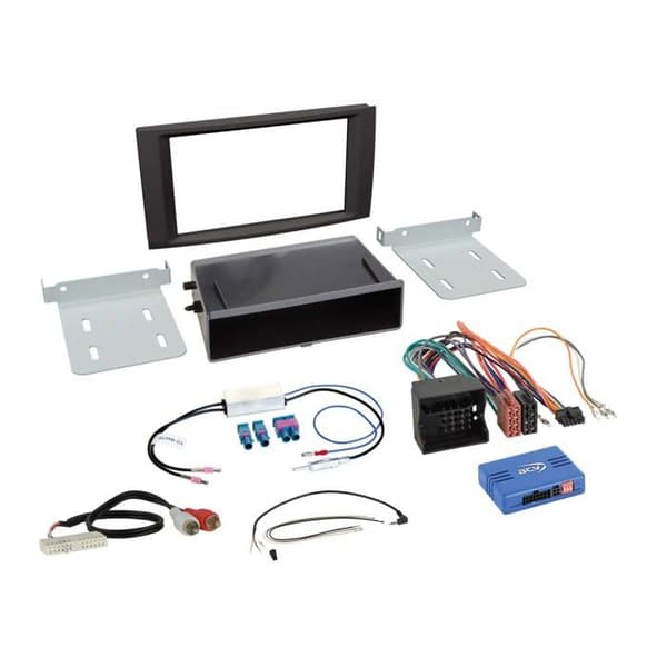 Kit 2 DIN med förvaringsfack VW T5 2003-2015/Touareg 2003-2010 SWC