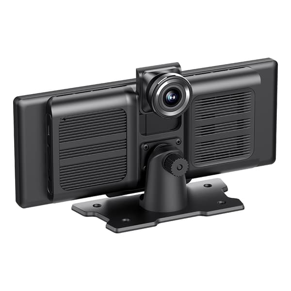 10,26 tums 2 objektiv 4K bilradiospelare GPS Stereo Android Auto Trådlös Carplay Dash Cam Trådlös inspelare Dual Channel Camera