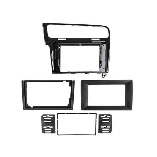 Fasadplåt - Volkswagen - Golf VII (2012-2020) - Kit 10/9/7 tum - Autoradio DIN/Double DIN