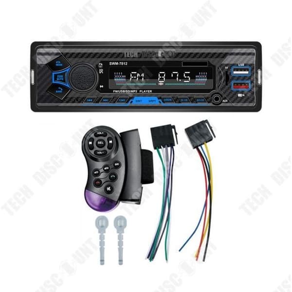 TD® In-Car Radios Dubbla USB Snabbladdning Hands-Free Ringer Ratt Fjärrkontroll Support TF Card U-disk