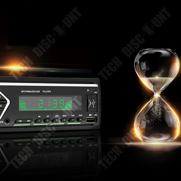 TD® Bilradio Bluetooth 12V Bil MP3-spelare Bluetooth Hands-Free Radio Bil Audio Center Modifiering