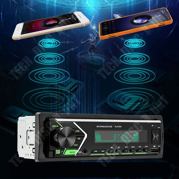 TD® Bilradio Bluetooth 12V Bil MP3-spelare Bluetooth Hands-Free Radio Bil Audio Center Modifiering