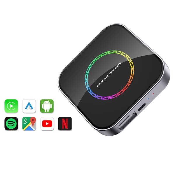 INF Älykäs AI-laatikko autoihin: 8+128GB, langaton CarPlay & Android Auto