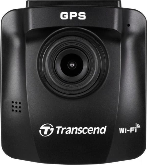 Transcend DrivePro 230Q Dashcam med GPS Horisontal betragtningsvinkel (maks.): 130 ° 12 V batteri, vognbaneassistent, WiFi, kollisionsadvarsel, skærm