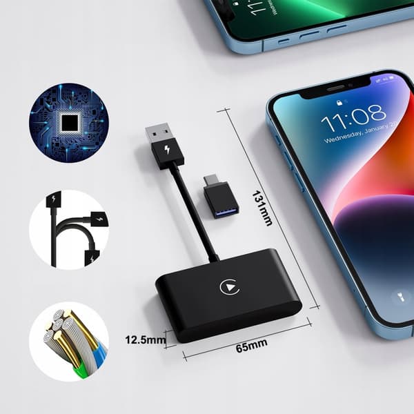 TRÅDLØS CARPLAY-ADAPTER IPHONE XSTORM WIFI