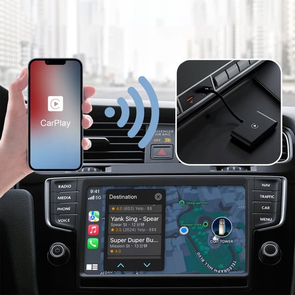 TRÅDLØS CARPLAY-ADAPTER IPHONE XSTORM WIFI