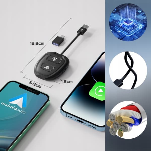 2-IN-1 LANGATON ANDROID AUTO & CARPLAY IPHONE WIFI BT -SOVITIN XSTORM