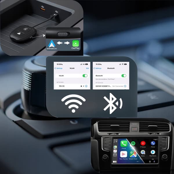 2-IN-1 LANGATON ANDROID AUTO & CARPLAY IPHONE WIFI BT -SOVITIN XSTORM