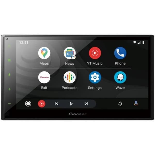 Bilradio - PIONEER - SPH-DA160DAB - 2 DIN - 6,8" kapacitiv fladskærm - USB - DAB+ - Bluetooth, CarPlay - Android Auto