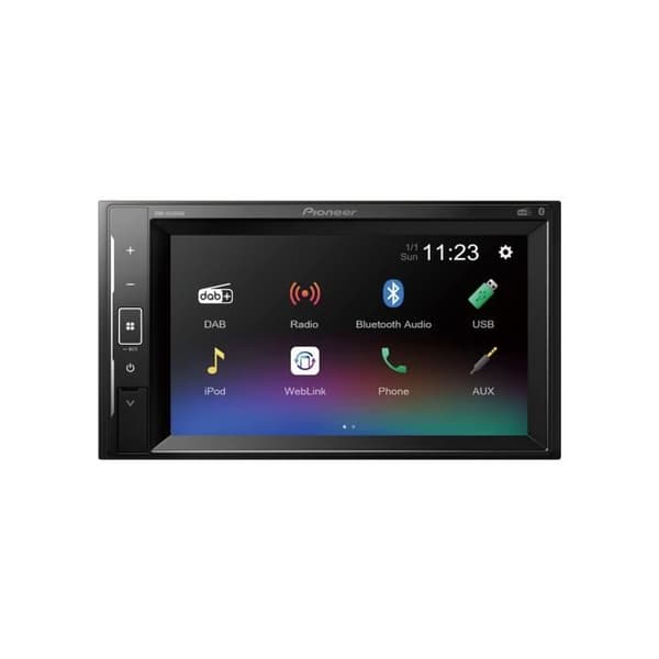 AutRadio - Pioneer - DMH-A240DABDAB - USB - 2 DIN - 6.2-näyttö - Bluetooth - DAB+