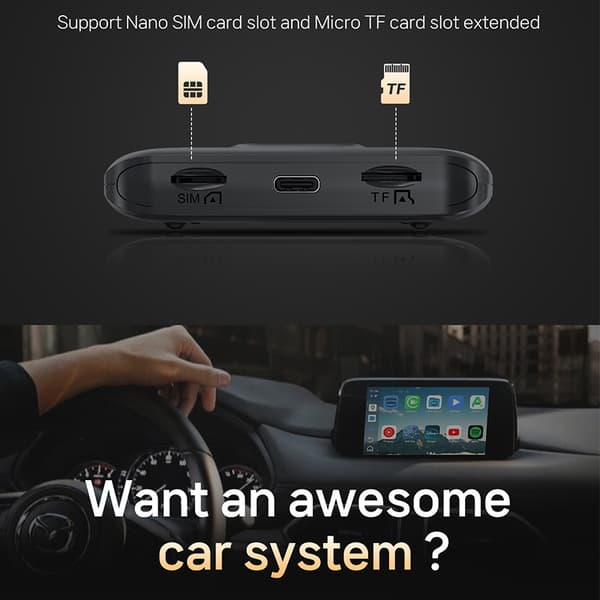INF Langaton CarPlay - Android Auto -sovitin