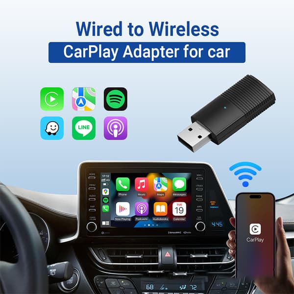 INF Trådløs CarPlay-adapter
