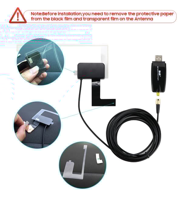 Bilmonitor, DAB BOX kompatibilitet, Android GPS navigation