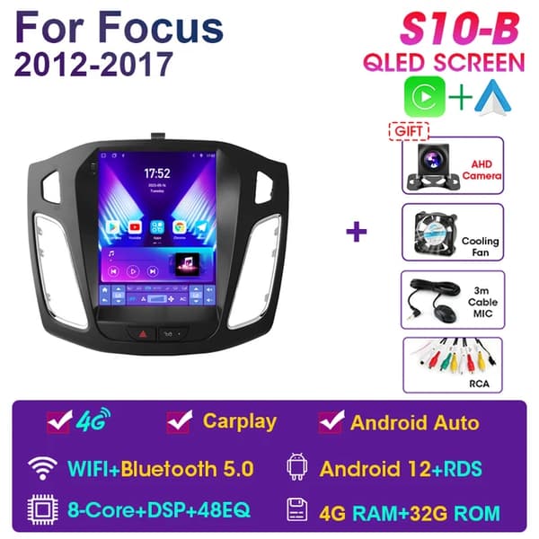 Android Bil Stereo, Multimedie Video Afspiller, GPS Navigation, S10-B-Kamera