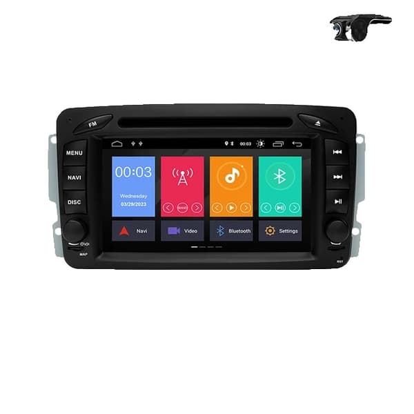 Auton DVD-soitin, 4G Wifi-yhteys, Android 12 -käyttöjärjestelmä, 16GB DVR OBD-kamera