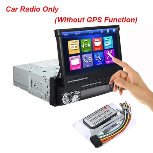 Bil MP5-afspiller, 7HD touchskærm, multimedie Bluetooth, Ingen kamera (Ingen GPS)