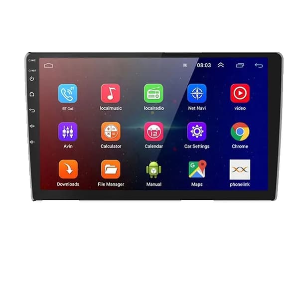 Auton stereovastaanotin, Android 100, GPS-navigointi, 9 tuumaa 1 16G