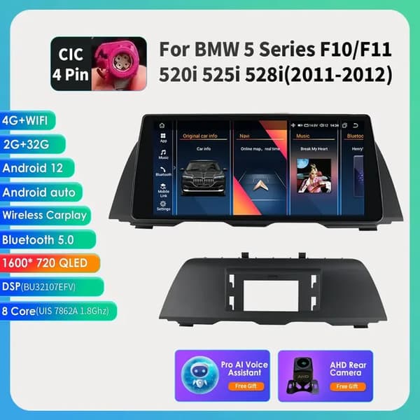 Android Autoradio, Multimediasystem, Carplay Integration, 2G 32G CIC AHD2 AI